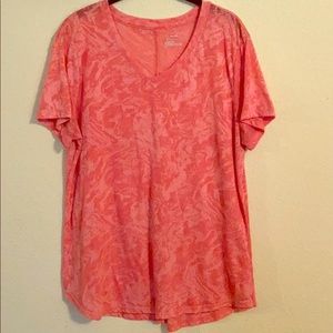 TekGear DryTek Sheer Coral Tee - XL